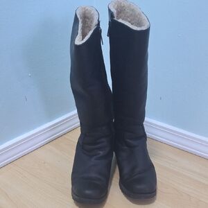 UGG Black Tall Shearling Boots